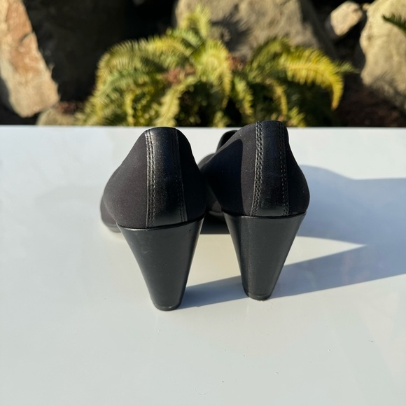 COPY - ECCO Shape 55 Plateau Shootie Black Dress Pump Heel Women Sz EU 37 / US … - Picture 5 of 6